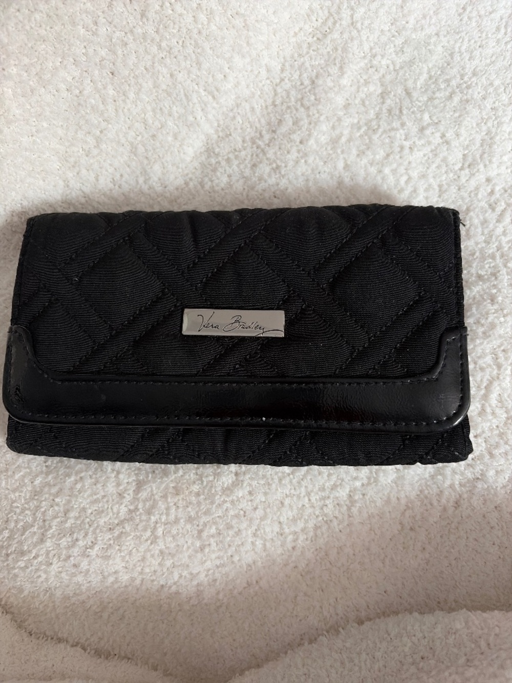 Vera Bradley black wallet - Picture 1 of 3